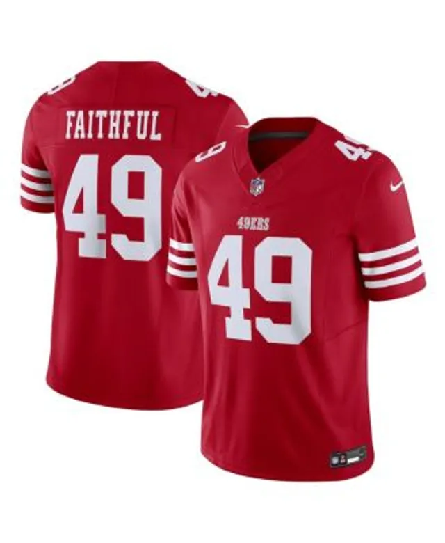 Men's Nike Faithful 49 Scarlet San Francisco 49ers Player Game