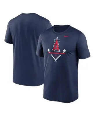  MLB Los Angeles Angels Wordmark T-Shirt, Red, Medium