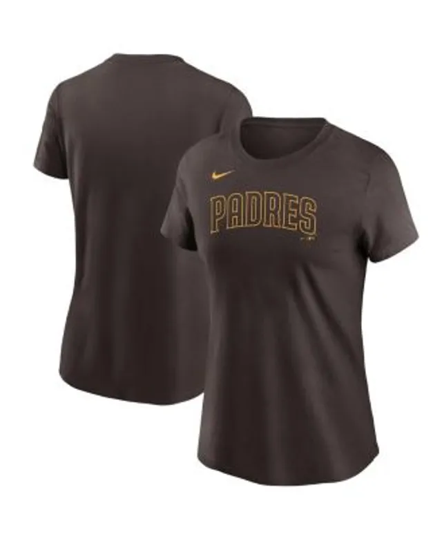 Women's San Diego Padres Nike Pink City Connect Wordmark T-Shirt