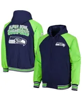 Seattle Seahawks NFL 3rd Down Navy Varsity Jacket