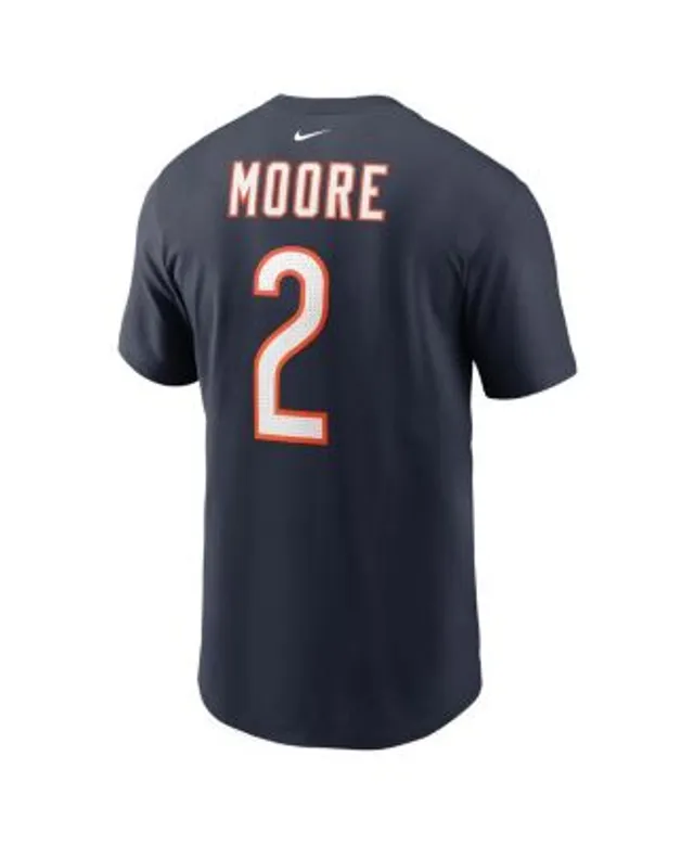 Men's Nike DJ Moore Navy Chicago Bears Player Name & Number T-Shirt Size: Medium