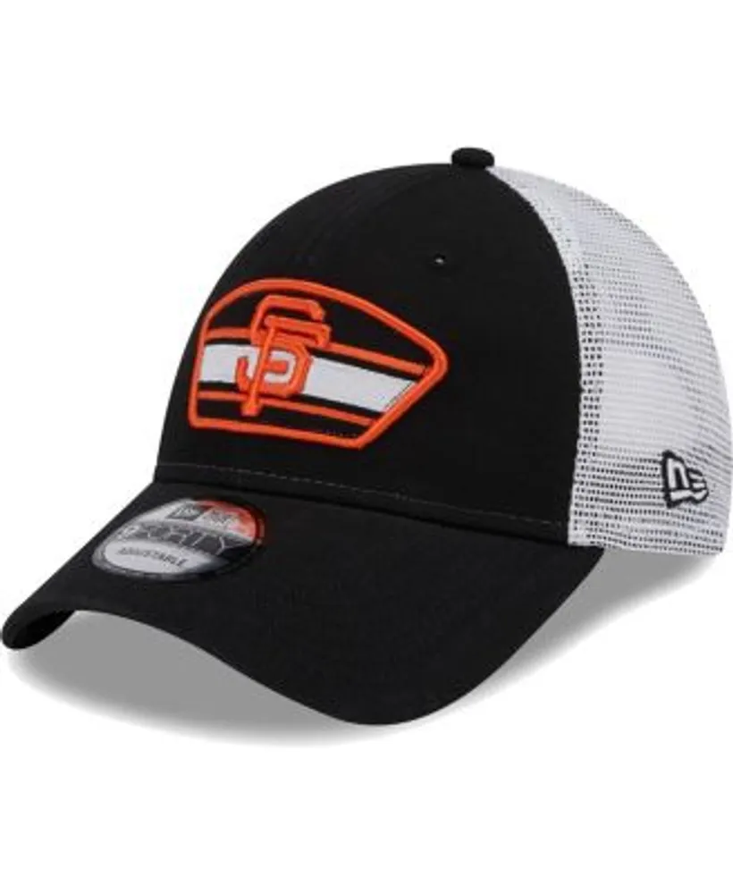 San Francisco Giants New Era 2023 Spring Training Patch A-Frame Trucker  9FORTY Snapback Hat - Black