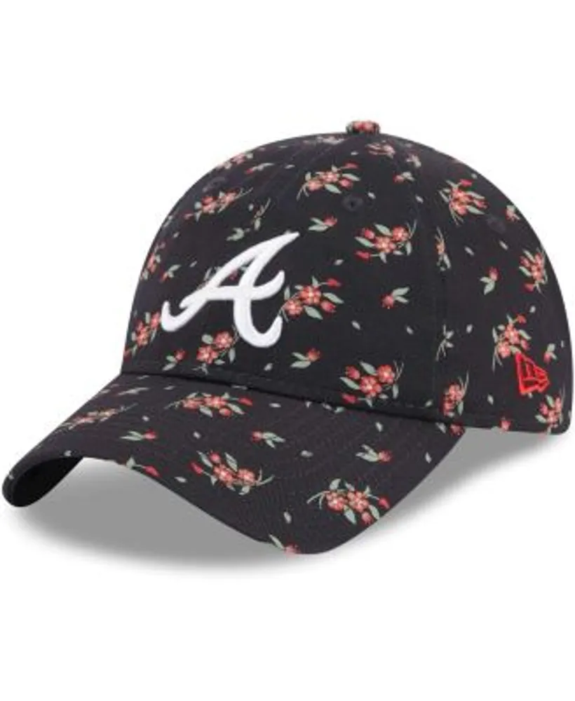 Women's Detroit Tigers New Era Cream Floral 9TWENTY Adjustable Hat