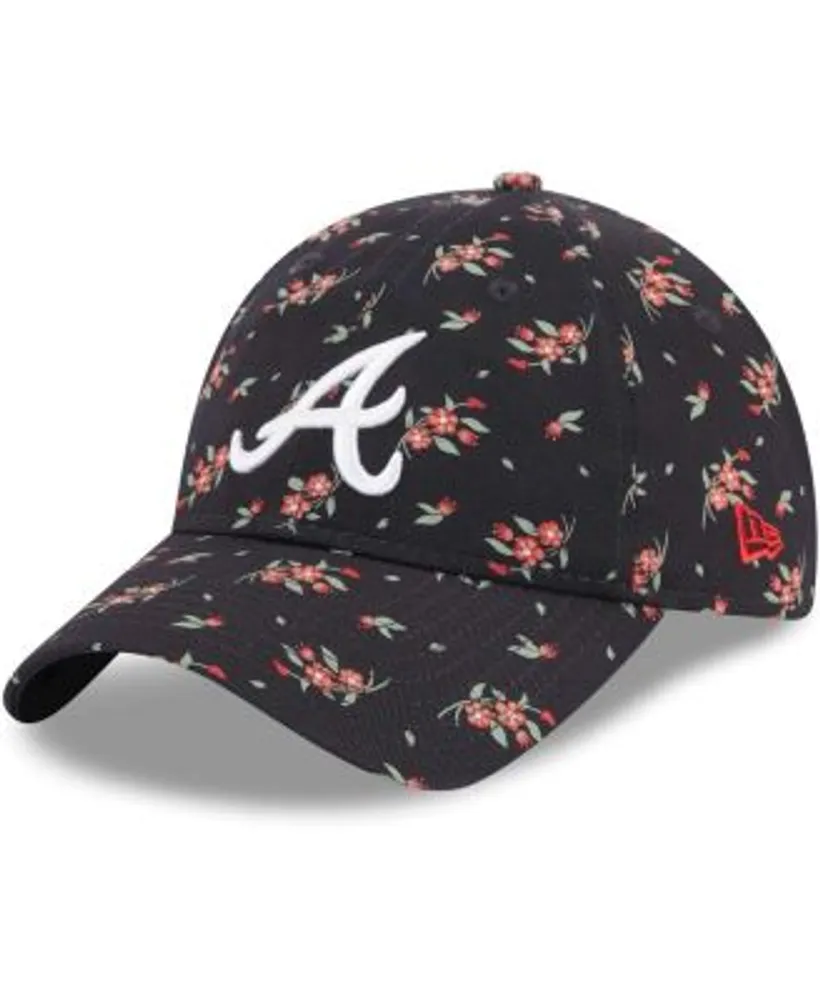 Detroit Tigers New Era Women's Chrome Bloom 9TWENTY Adjustable Hat - Cream Adjustable