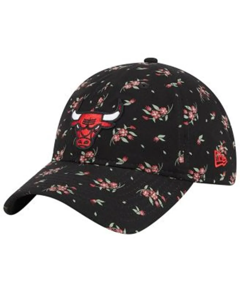 Detroit Tigers Women's New Era Cream Chrome Bloom 9TWENTY Adjustable Hat