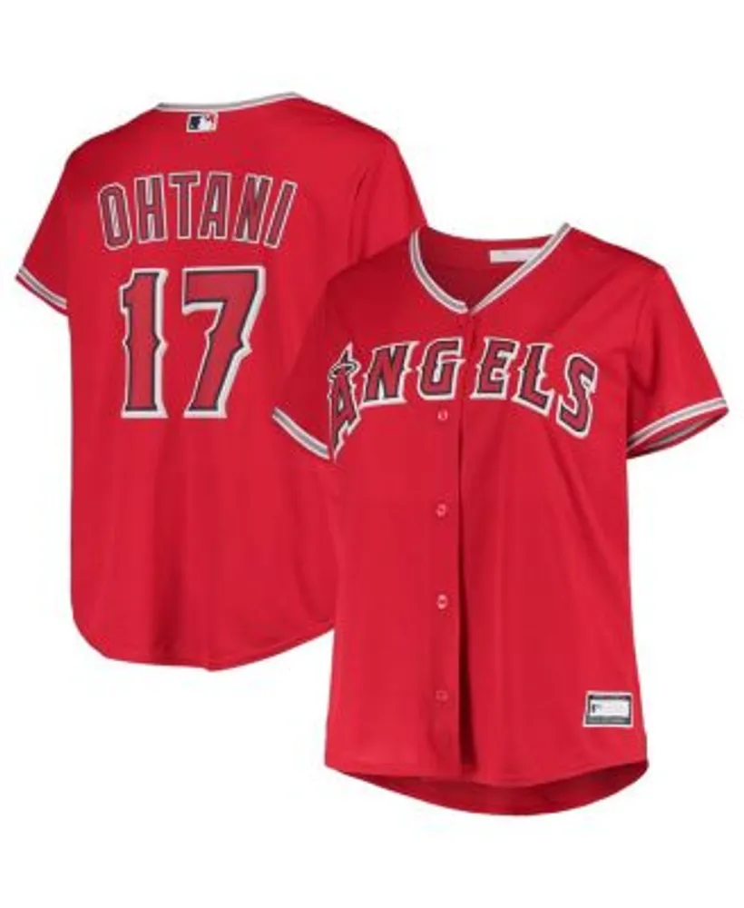 Profile Women's Shohei Ohtani Red Los Angeles Angels Plus Replica Player  Jersey
