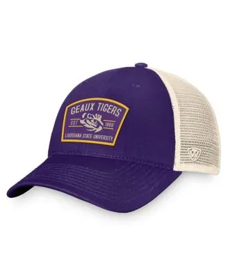 LSU Louisiana State University Tigers Cap Hat PUMA Vintage Retro Purple