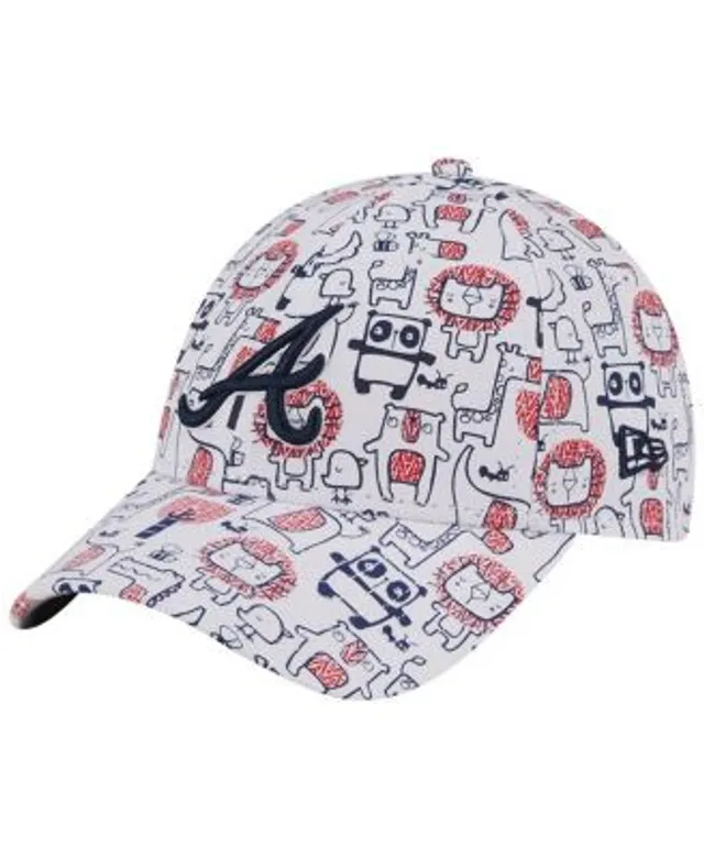 Toddler Washington Nationals New Era White Pattern 9FORTY Flex Hat