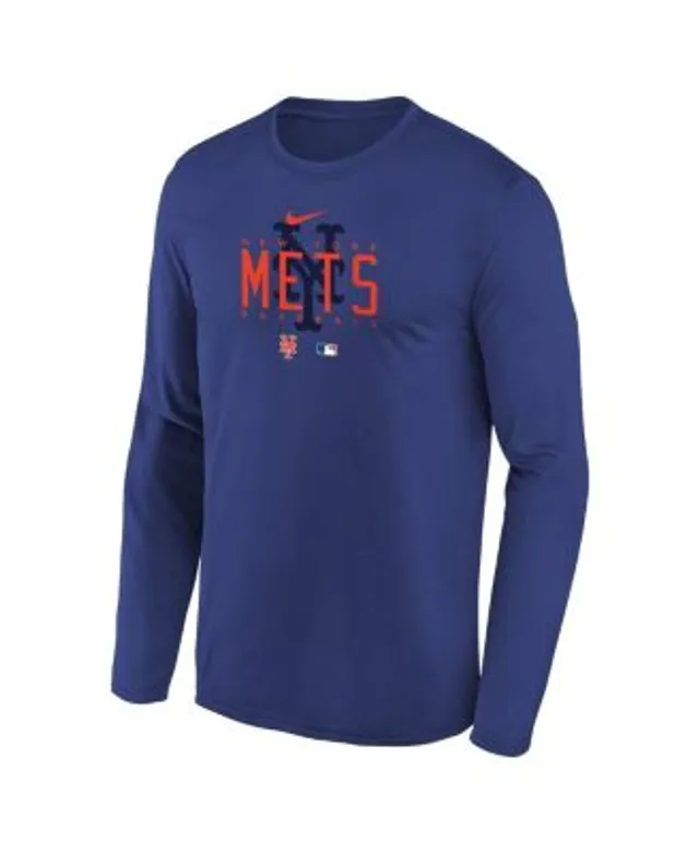 Nike Youth Boys and Girls Royal New York Mets Authentic Collection Legend  Performance Long Sleeve T-shirt