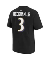 Odell Beckham Jr. Baltimore Ravens Youth Player Name & Number T