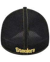 Lids Pittsburgh Steelers New Era Team Banded 39THIRTY Flex Hat - Black/Gold