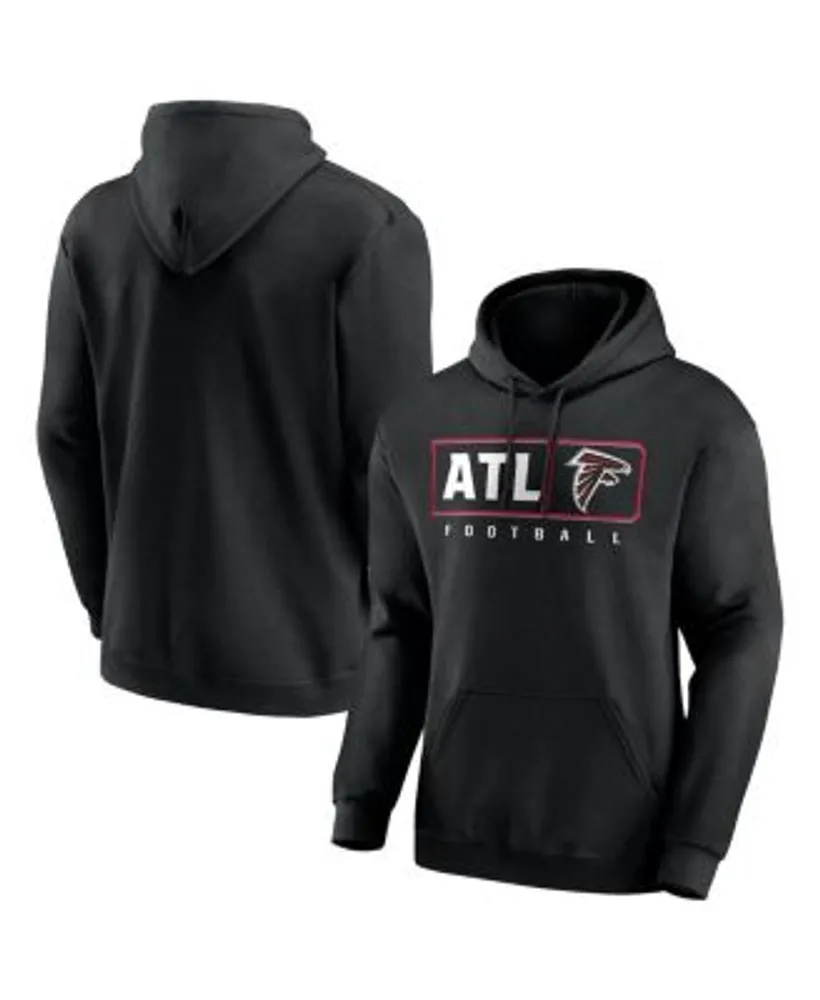 Fanatics Men's Branded Black Atlanta Falcons Hustle Pullover Hoodie