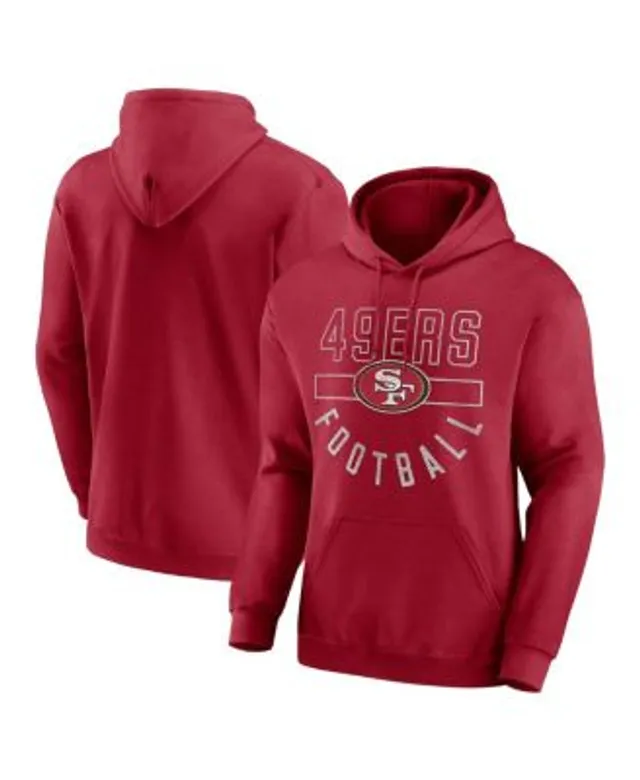 Nike Men's San Francisco 49ers Wordmark Therma-FIT Grey Pullover Hoodie