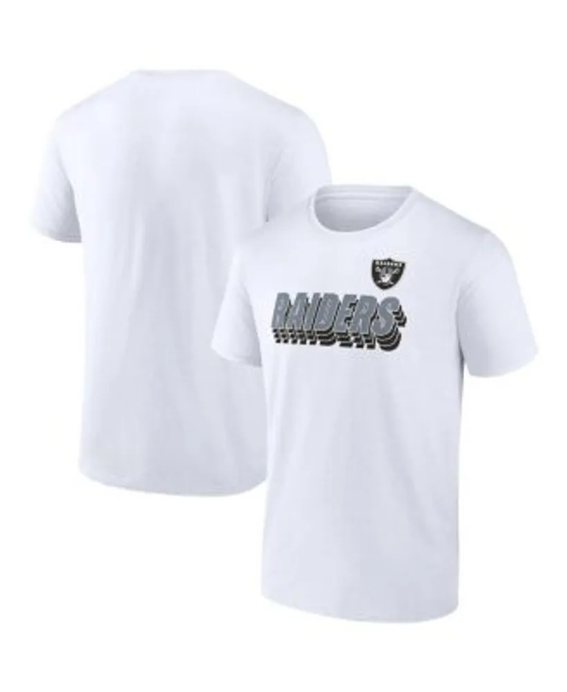 Youth Gray Las Vegas Raiders Wordmark Logo T-Shirt