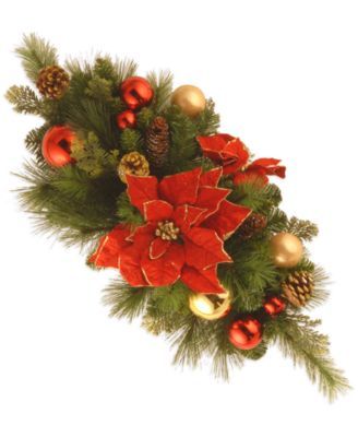 30" Decorative Collection "Home For the Holidays" Centerpiece
