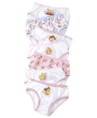 Princesses 7-Pack Cotton Underwear, Little Girls & Big