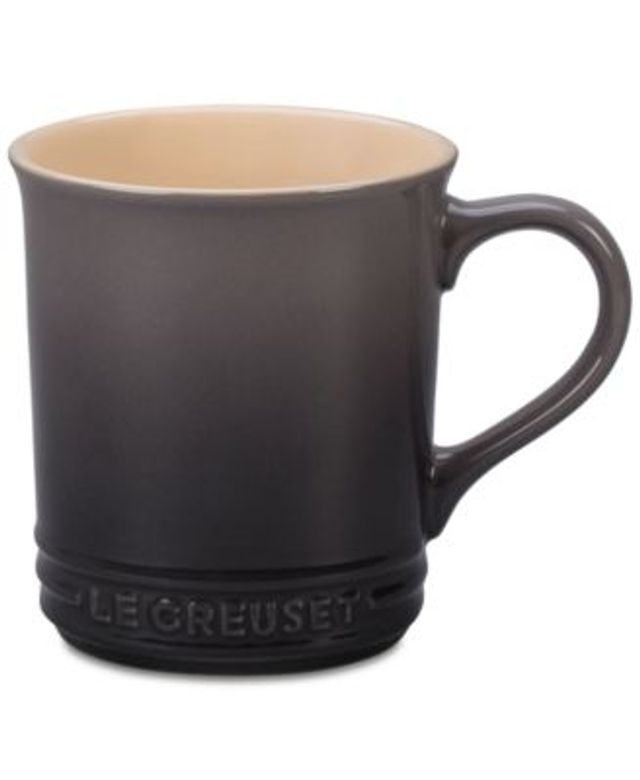 Le Creuset 14 oz. Set of 4 Sea Salt Stoneware Mugs