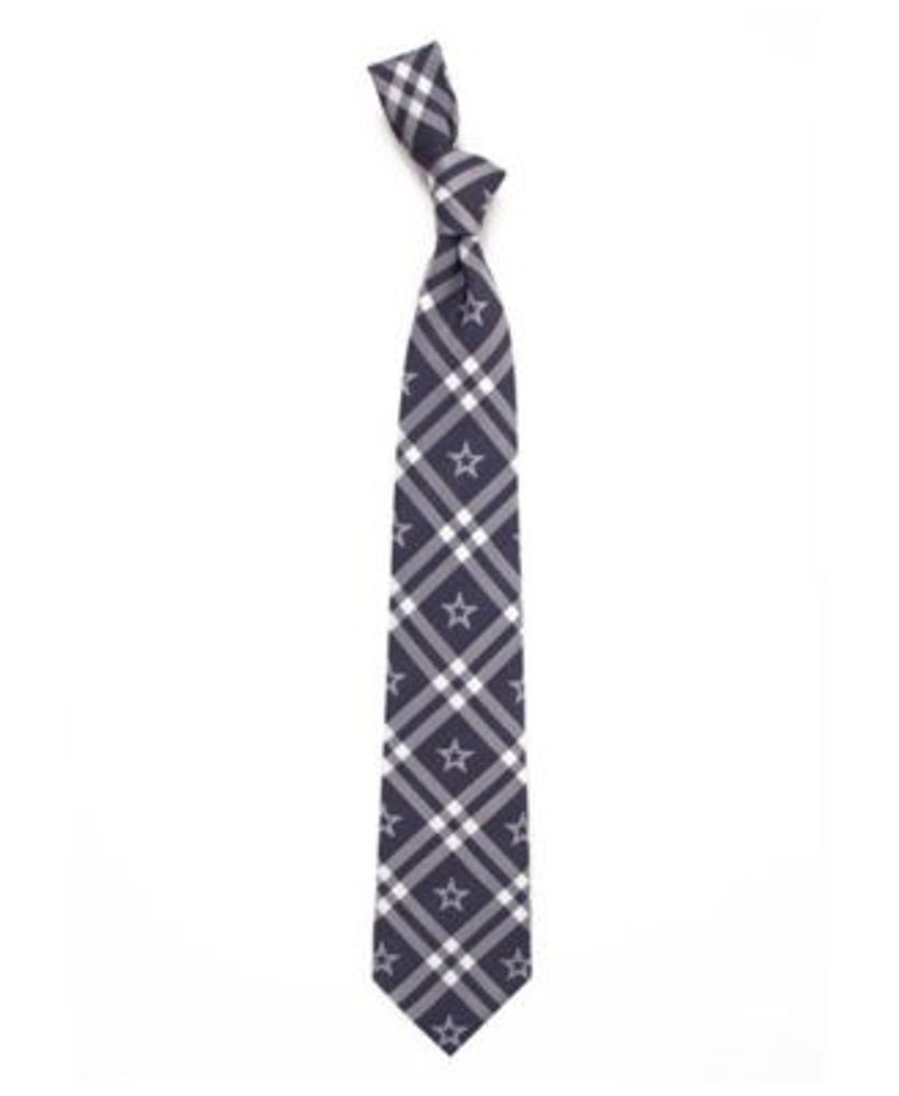 Eagles Wings Dallas Cowboys Poly Gingham Tie