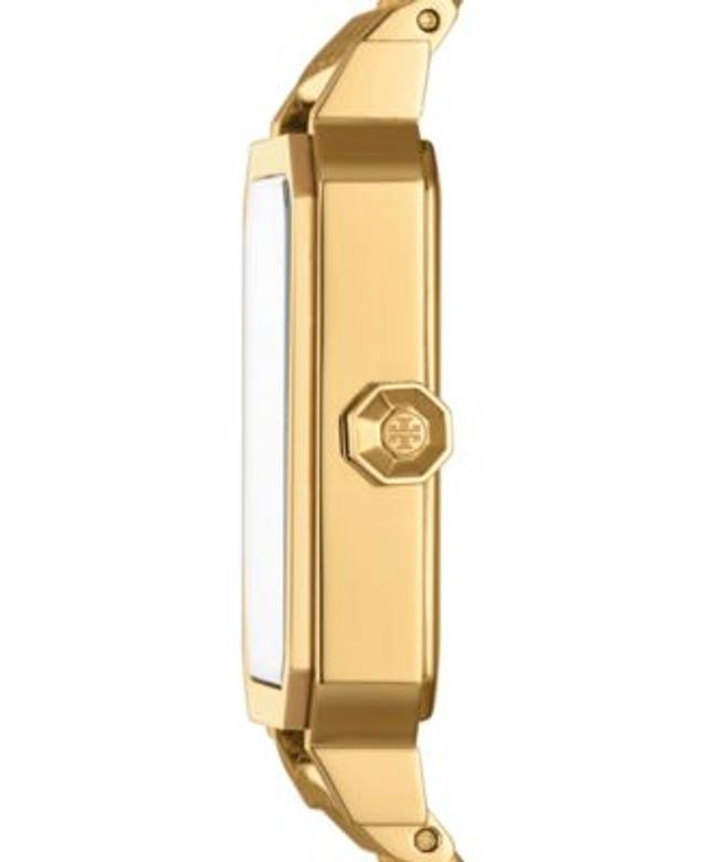 Tory Burch Women's The Eleanor Gold-Tone Stainless Steel Bracelet Watch  24mm - Macy's