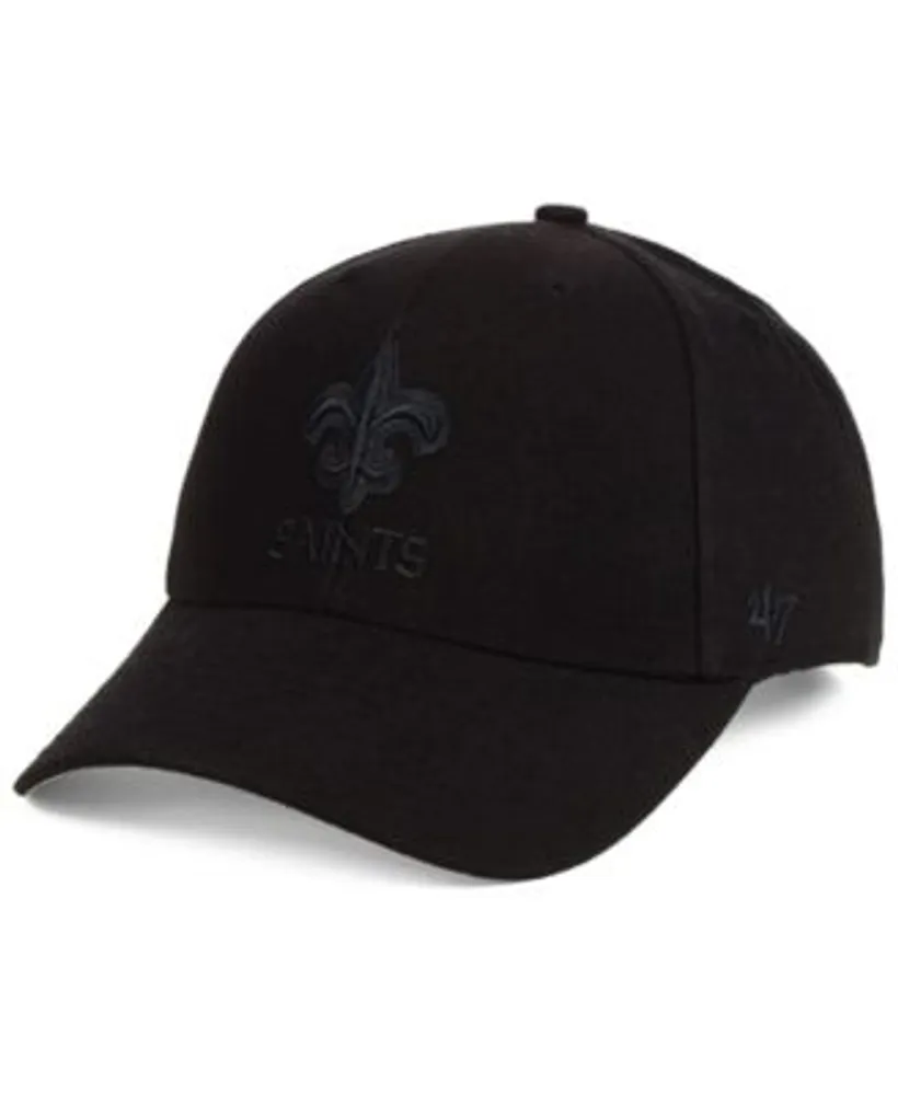 '47 Men's New Orleans Saints Black Clean Up Adjustable Hat