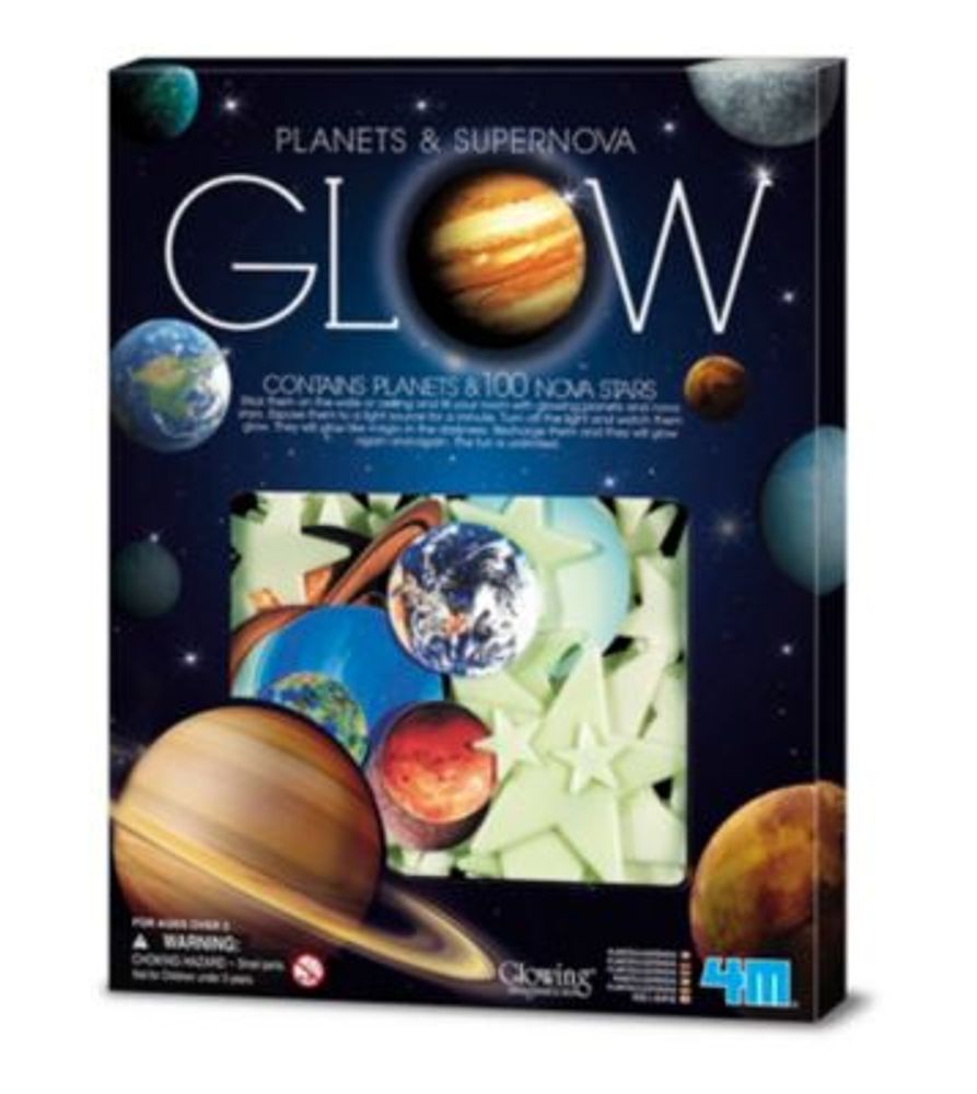 4M Glow-in-the-Dark Solar System Mobile Making Kit, Multi