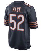 Youth Nike Khalil Mack Navy Chicago Bears Game Jersey