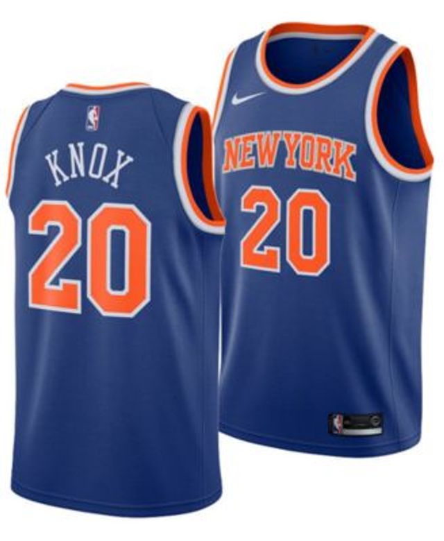 Mens New York Knicks Kevin Knox #20 White Statement Jersey Swingman XL Nike  NWT