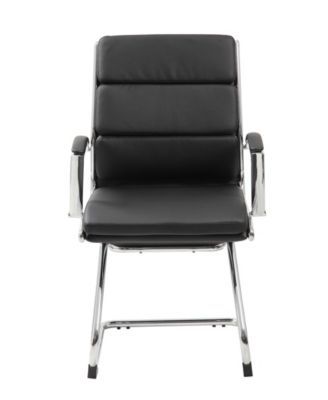 Executive CaressoftPlus Guest Chair with Chrome Finish