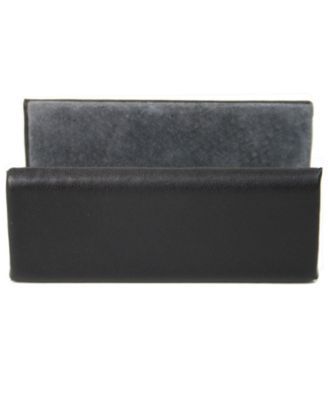 Suede Lined Business Card Holder