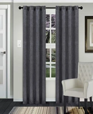 Waverly Textured Blackout Curtain, Set of 2, 52" x 96"