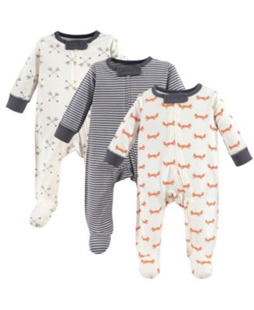 Organic Cotton Sleep and Play, 3-Pack, 0-9 Months