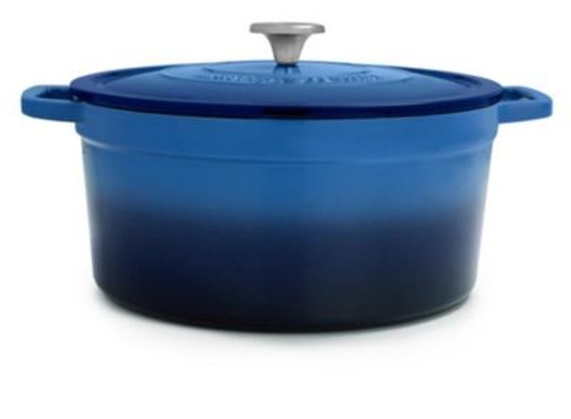 Martha Stewart Collection CLOSEOUT! Enameled Cast Iron Round 8-Qt