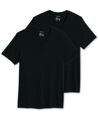 Men's Big & Tall Classic Tagless V-Neck Undershirt 2-pack