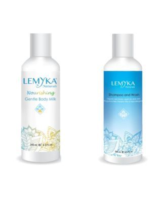 Lemyka 2 Pack Body Milk with Baby Wash