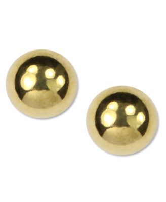 Metal Stud Earrings