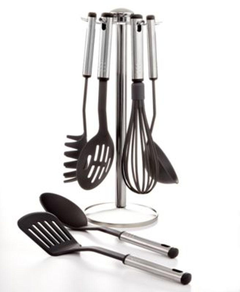 7 Piece Kitchen Utensil Set with Stand, Created for Macy's