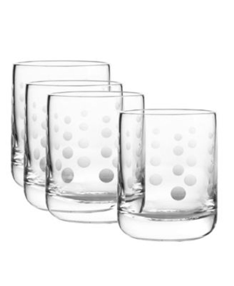 Hotel Collection Highball Glasses with Gray Accent, Set of 4, Created for Macy&s - Gray