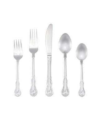 Skandia Zephyr Black 45 Piece Flatware Set - Hampton Forge