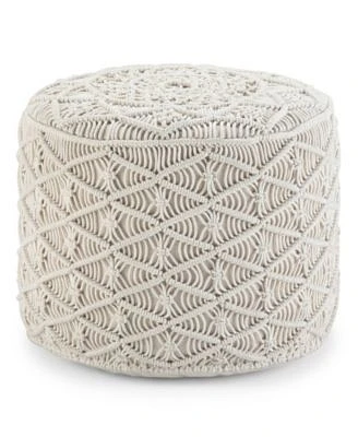 Coates Round Pouf