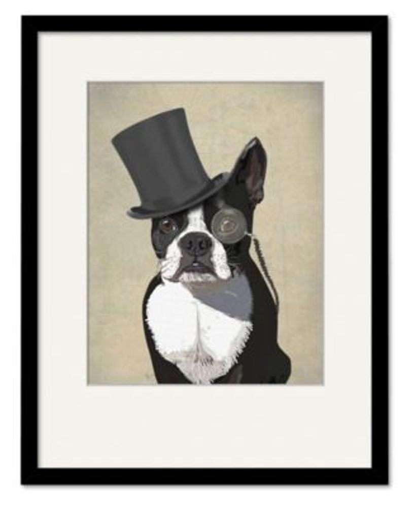 Courtside Market Boston Terrier, Formal Hound and Hat 16