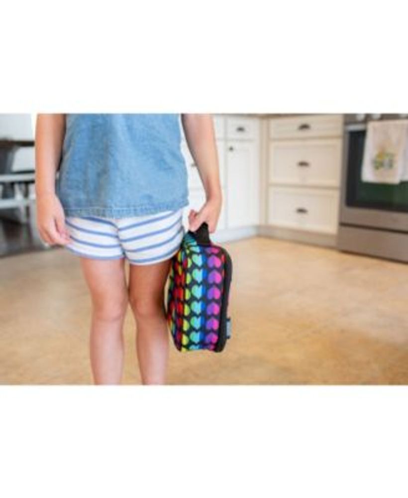 Wildkin Rainbow Hearts Lunch Box