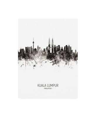 Michael Tompsett Kuala Lumpur Malaysia Skyline Portrait II Canvas Art