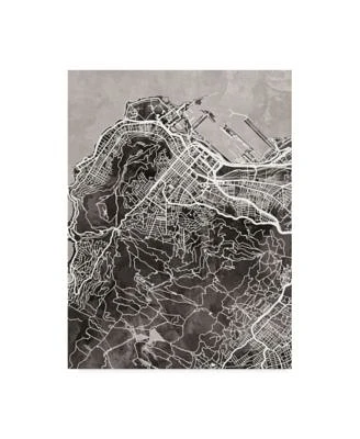 Michael Tompsett Cape Town South Africa City Street Map Canvas Art