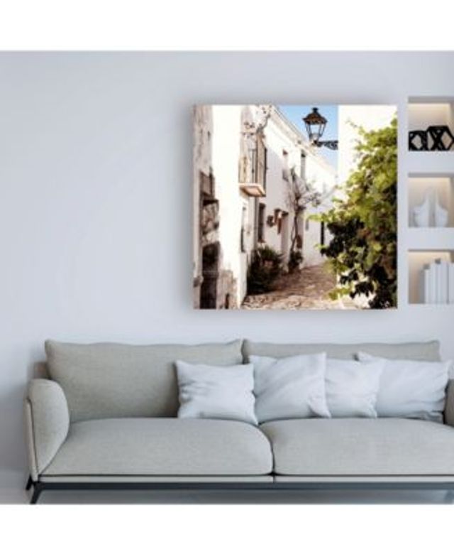 Made in Spain Collection - Mijas White Village Wall Art, Canvas