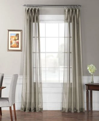 Sheer Curtain Panel, 108" x 50"