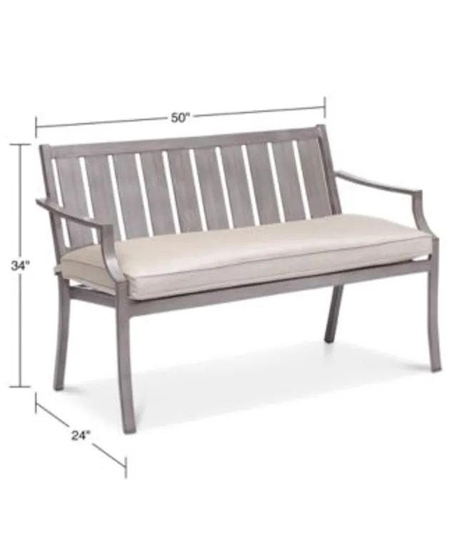 Agio Wayland Outdoor Bench, for | Foxvalley Mall