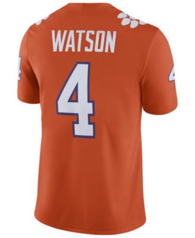 Men's Nike #8 White Clemson Tigers Game Jersey Size: Large