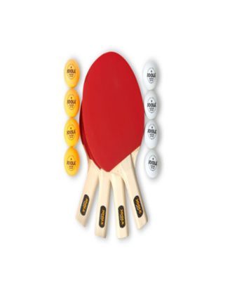 Hit Table Tennis Set Includes 4 Hit Rackets, 8 Balls Carrying Case