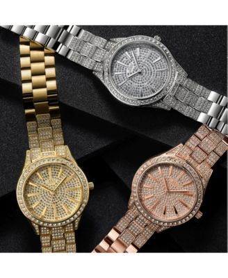 Women's Cristal Diamond (1/8 ct. t.w.) Watch in Stainless Steel Watch 38mm