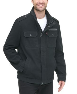 Men's Cotton Zip-Front Jacket